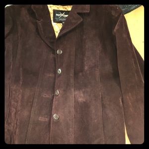 Wilson’s women leather burgundy jacket size XL